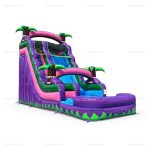 Palm Tree Inflatable Water Slide for Outdoor Events