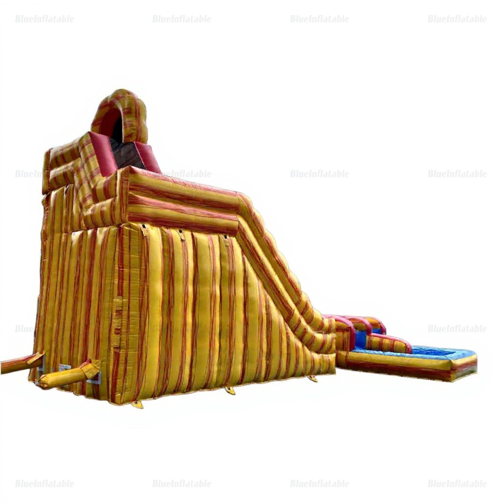 Fire & Ice Dual Lane Inflatable Water Slide with Pool - Image 9