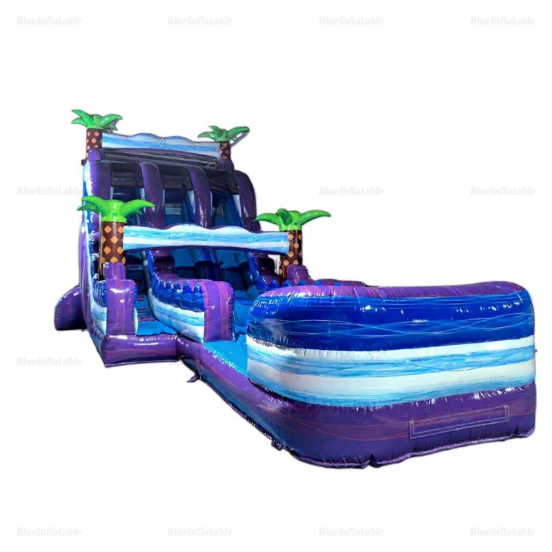 Purple Plunge Inflatable Water Slide & Pool