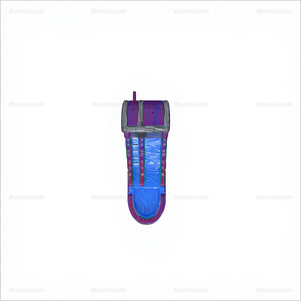 Purple Wave Single Lane Inflatable Water Slide with Pool - Image 3