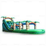 Rainbow Inflatable Water Slide for Kids & Adults