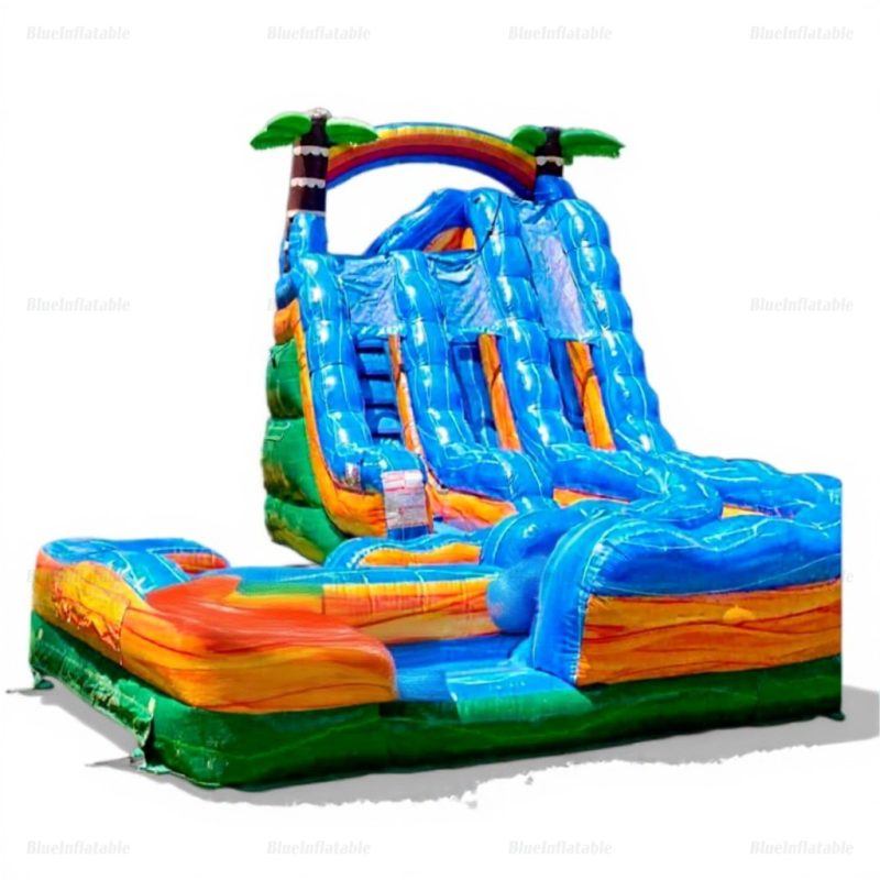 Commercial Inflatable Outdoor Water Slide & Bouncer