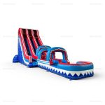 Large Inflatable Water Slide with Pool for Parties