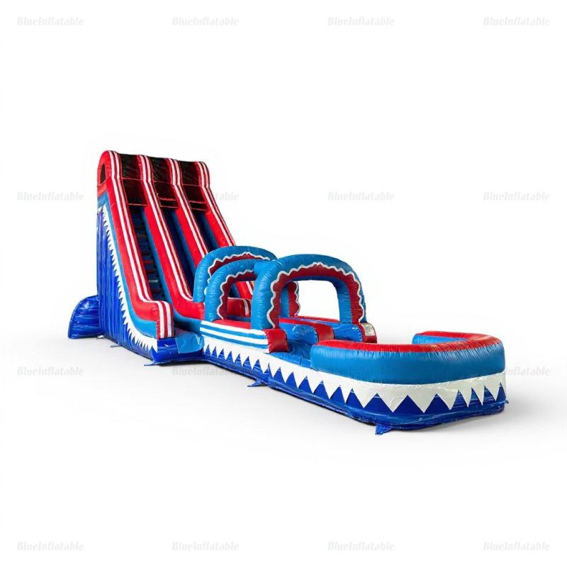 Large Inflatable Water Slide with Pool for Parties