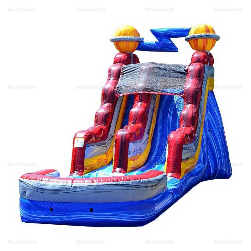 Astronaut Commercial Inflatable Water Slide with Pool