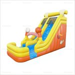 Sports Inflatable Water Slide with Basketball & Baseball for Pools