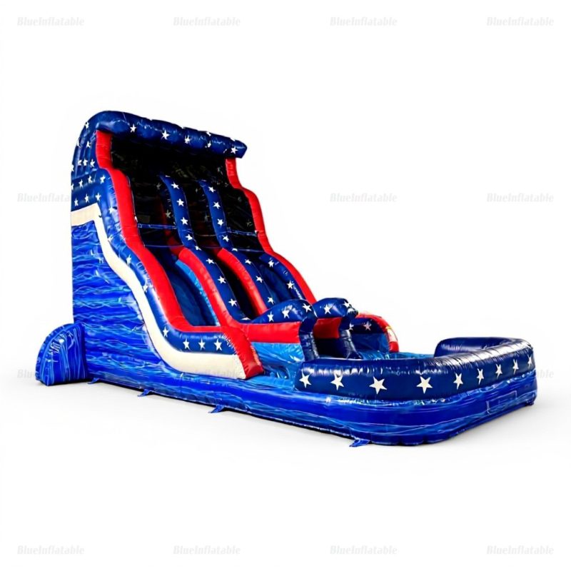 Stars & Stripes Inflatable Water Slide for Adults Rental