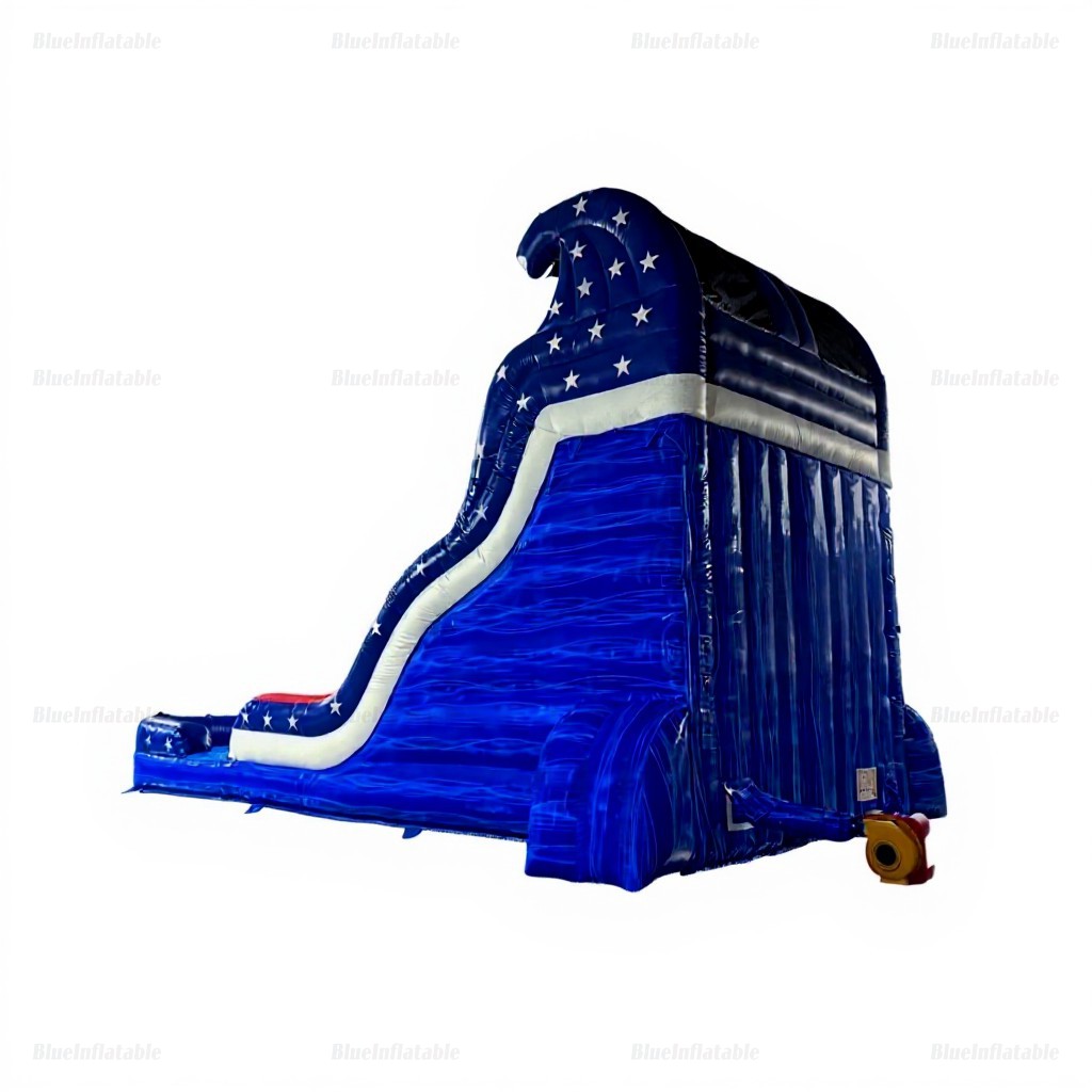 Stars & Stripes Inflatable Water Slide for Adults Rental - Image 8