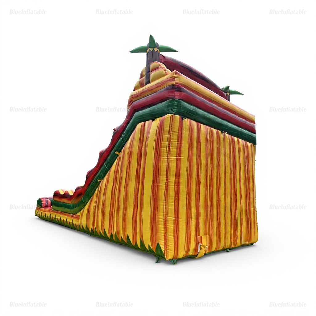 Sunny Fun Commercial Double Water Slide with Splash Pool - Image 5