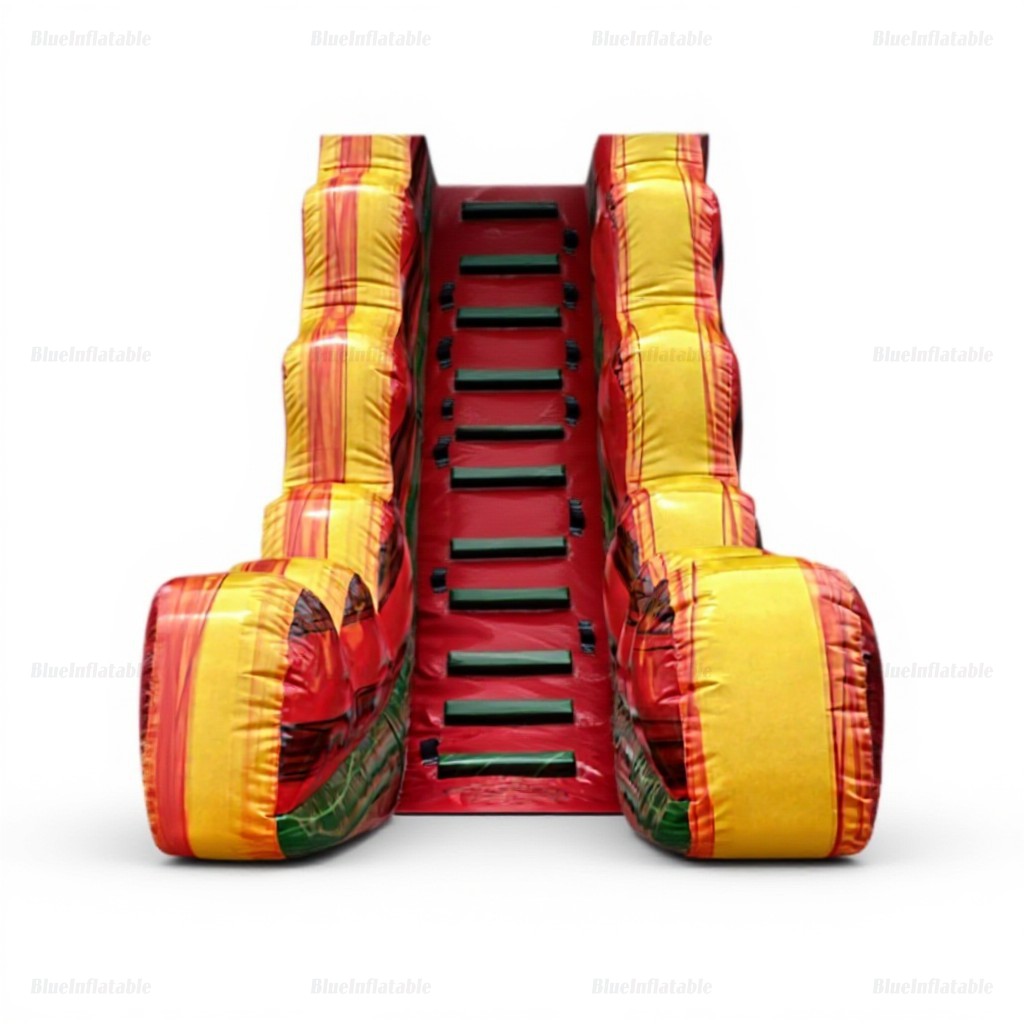 Sunny Fun Commercial Double Water Slide with Splash Pool - Image 7