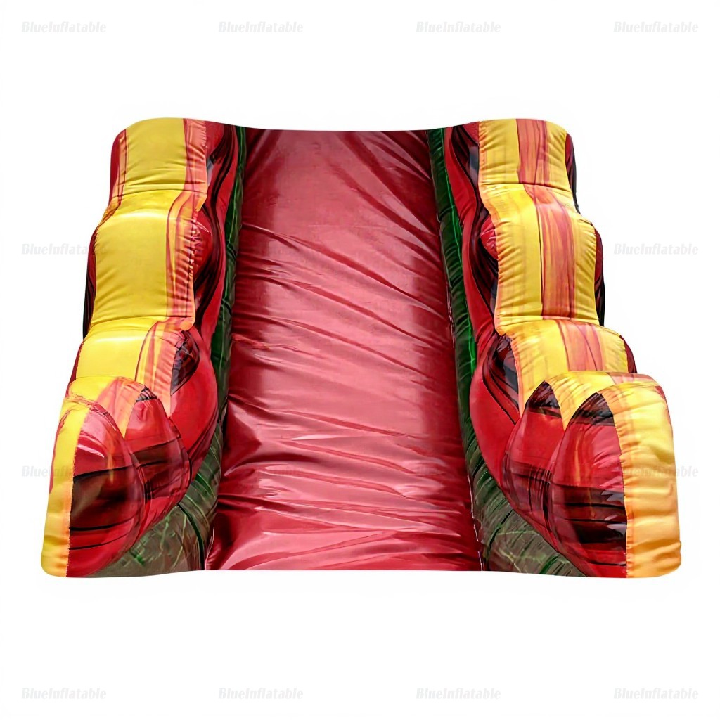 Sunny Fun Commercial Double Water Slide with Splash Pool - Image 8
