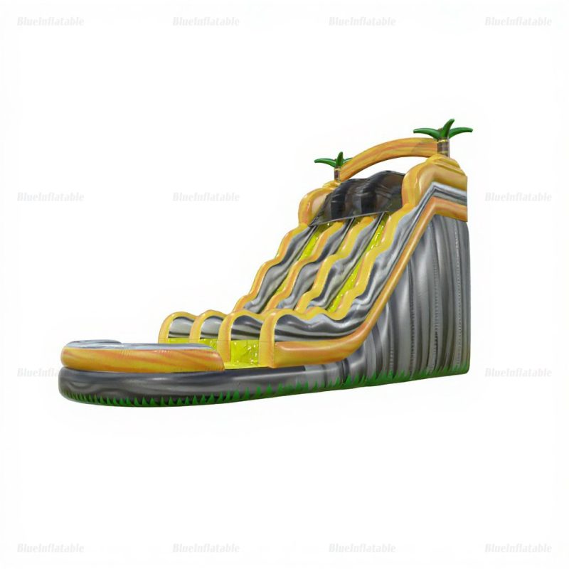 Palm Tree Inflatable Water Slide & Pool