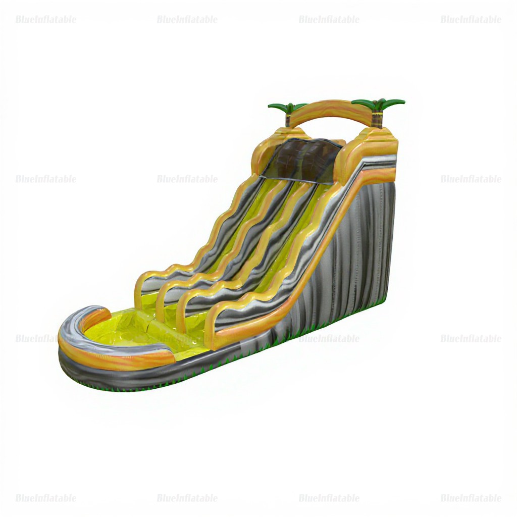 Palm Tree Inflatable Water Slide & Pool - Image 6