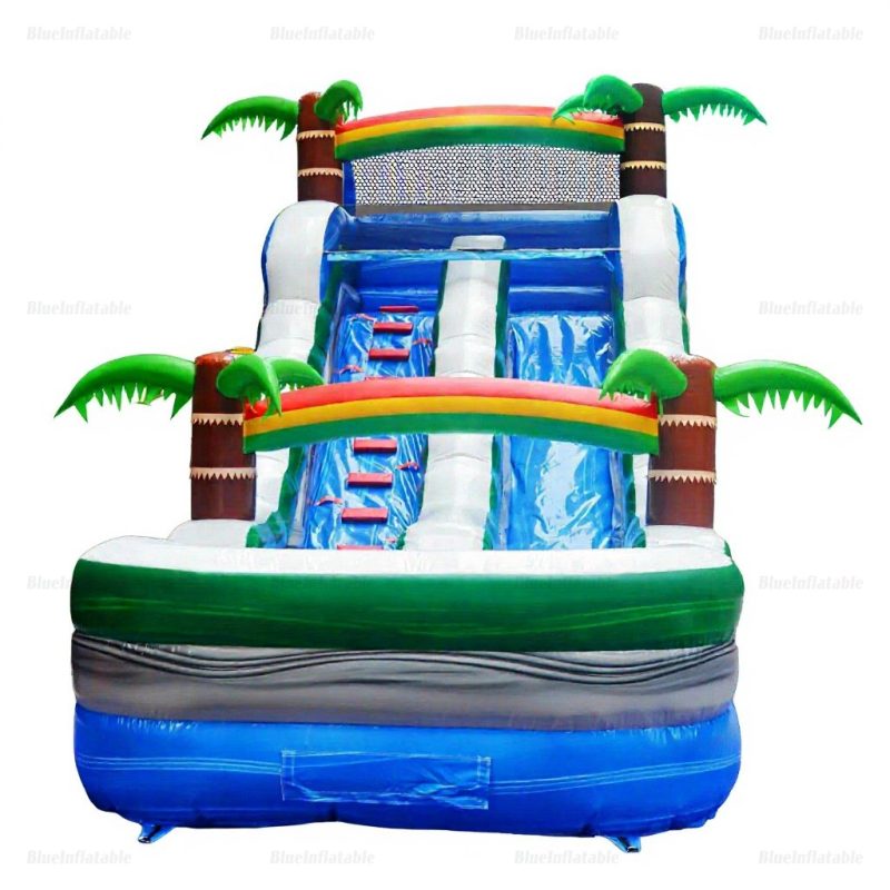 Tropical Giant Inflatable Water Slide for Adults