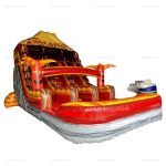 Volcano Hybrid Inflatable Water Slide & Pool Rental