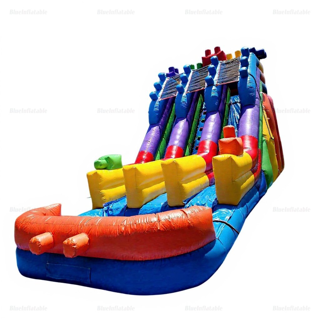 Inflatable Water Slide & Bounce House with Pool