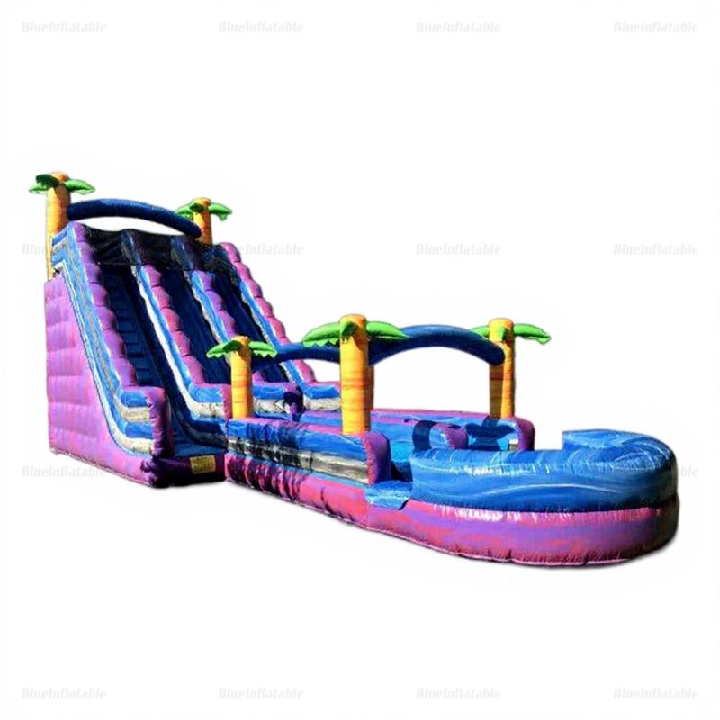 Triple Splash Inflatable Water Slide for Adults