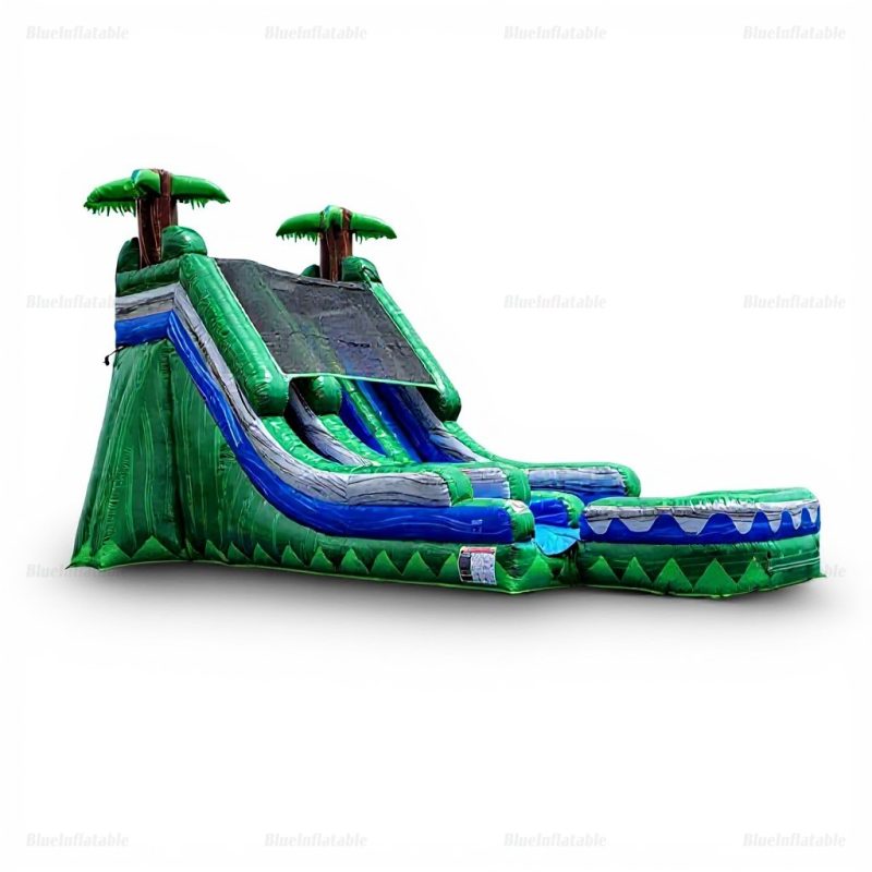 Giant Commercial Inflatable Water Slide with Pool
