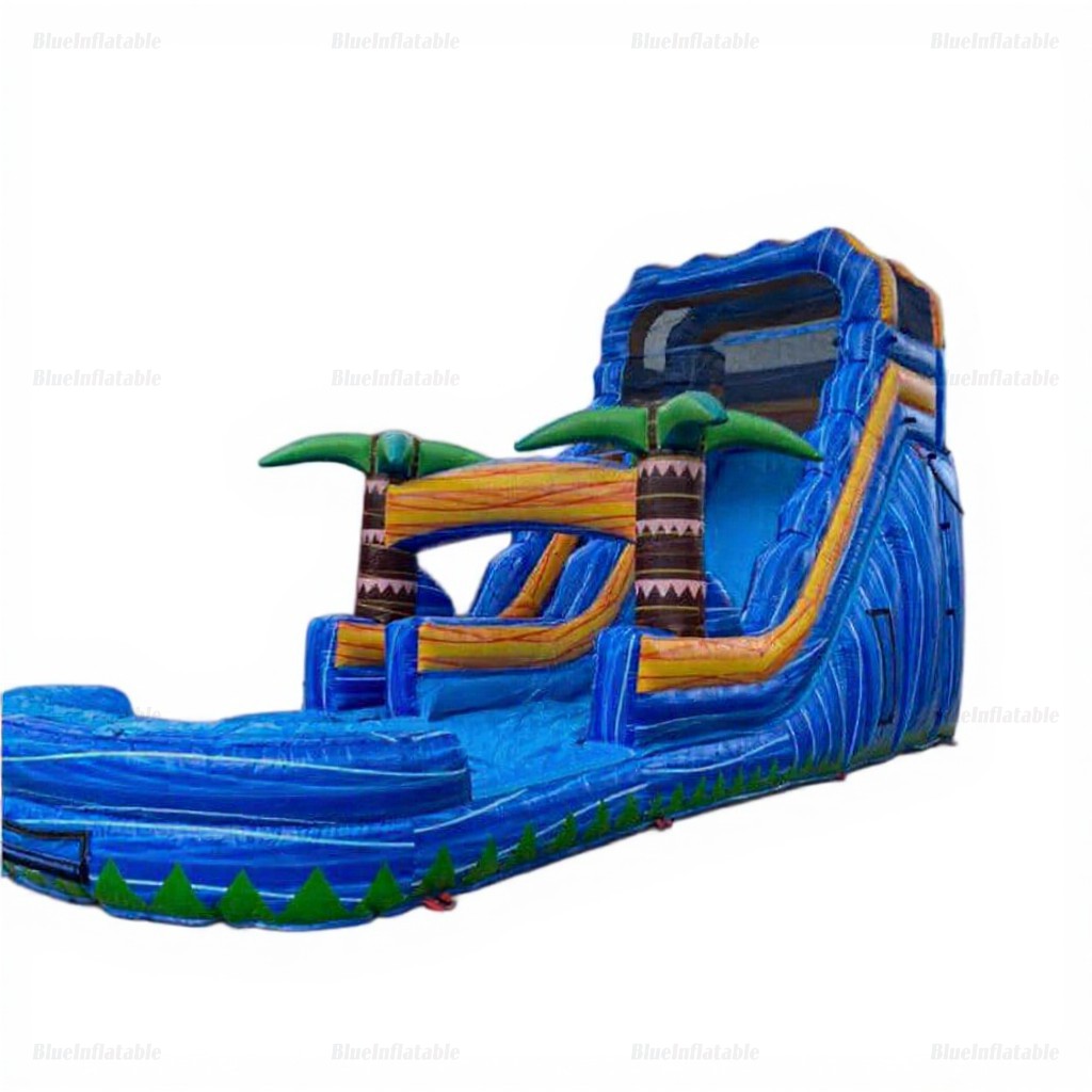 Inflatable Water Slide and Pool Playhouse