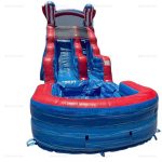 Giant Inflatable Water Slide & Pool with Trampoline