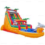 Giant Inflatable Water Slide for Adults – Wet & Dry Racing