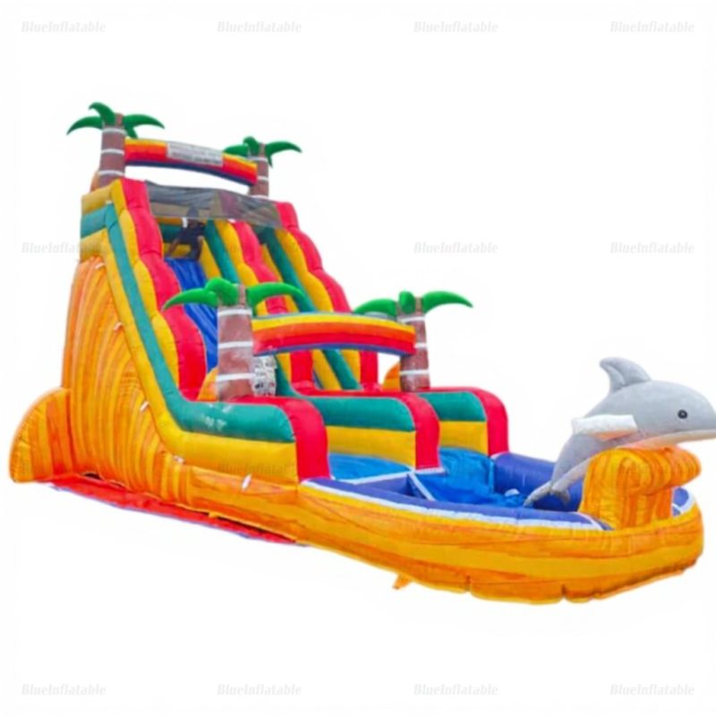 Giant Inflatable Water Slide for Adults – Wet & Dry Racing