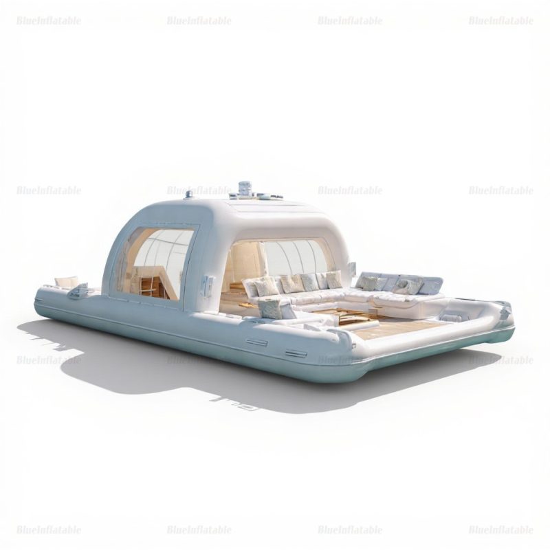 Inflatable Floating Yacht Platform for Lakes