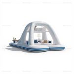 Inflatable Yacht Water Platform for Lake and Sea