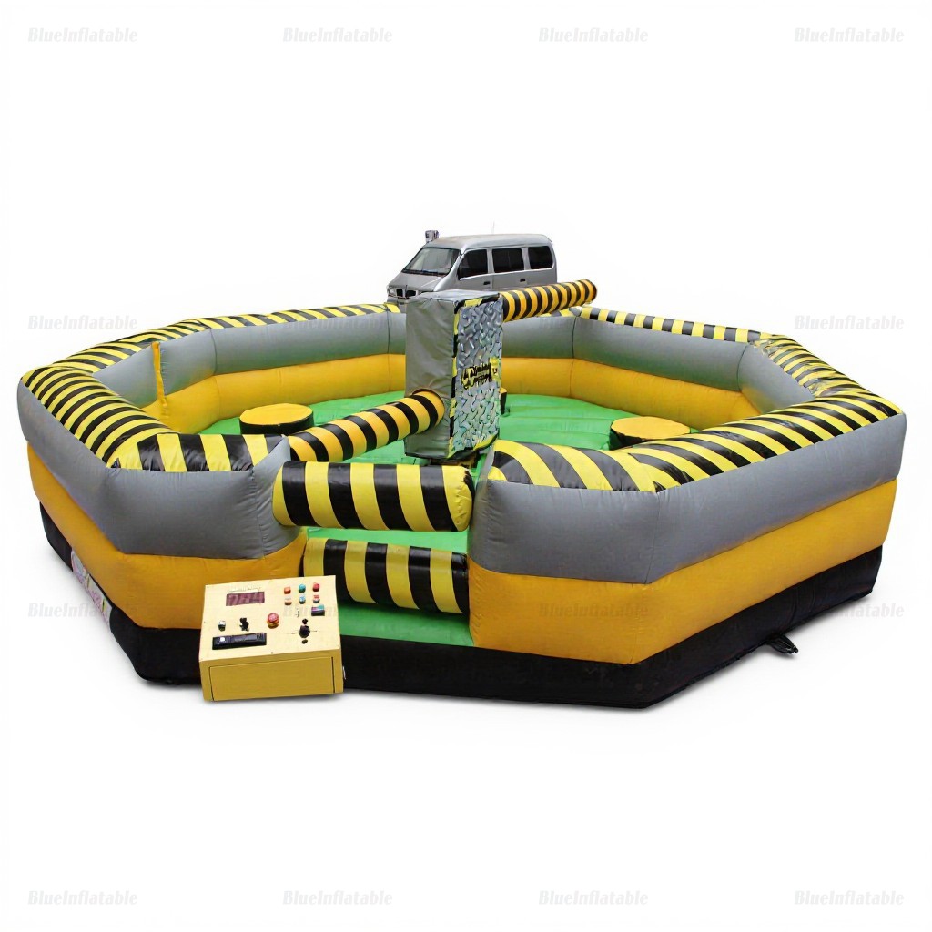 Commercial Inflatable Wipeout Sweeper Challenge Game