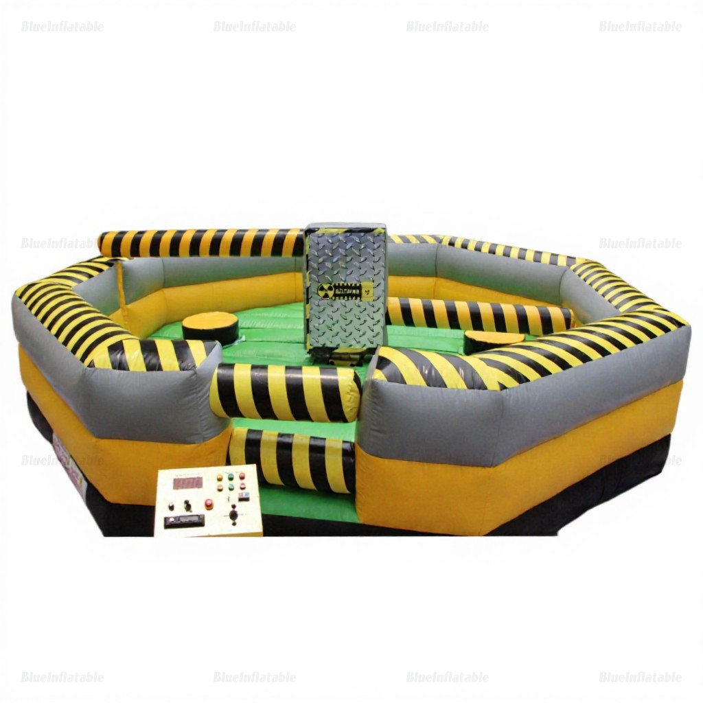 Commercial Inflatable Wipeout Sweeper Challenge Game - Image 3