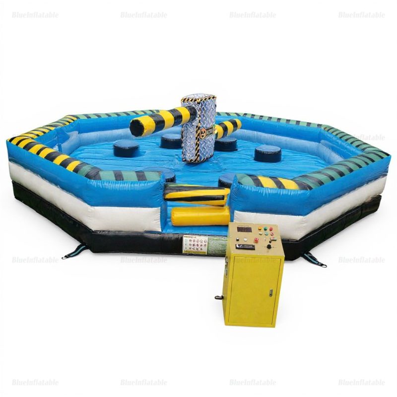 Double Arm Wipeout Inflatable Meltdown Slide