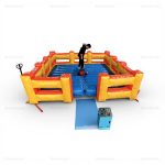 Inflatable Mechanical Bull Rodeo Arena Bouncer