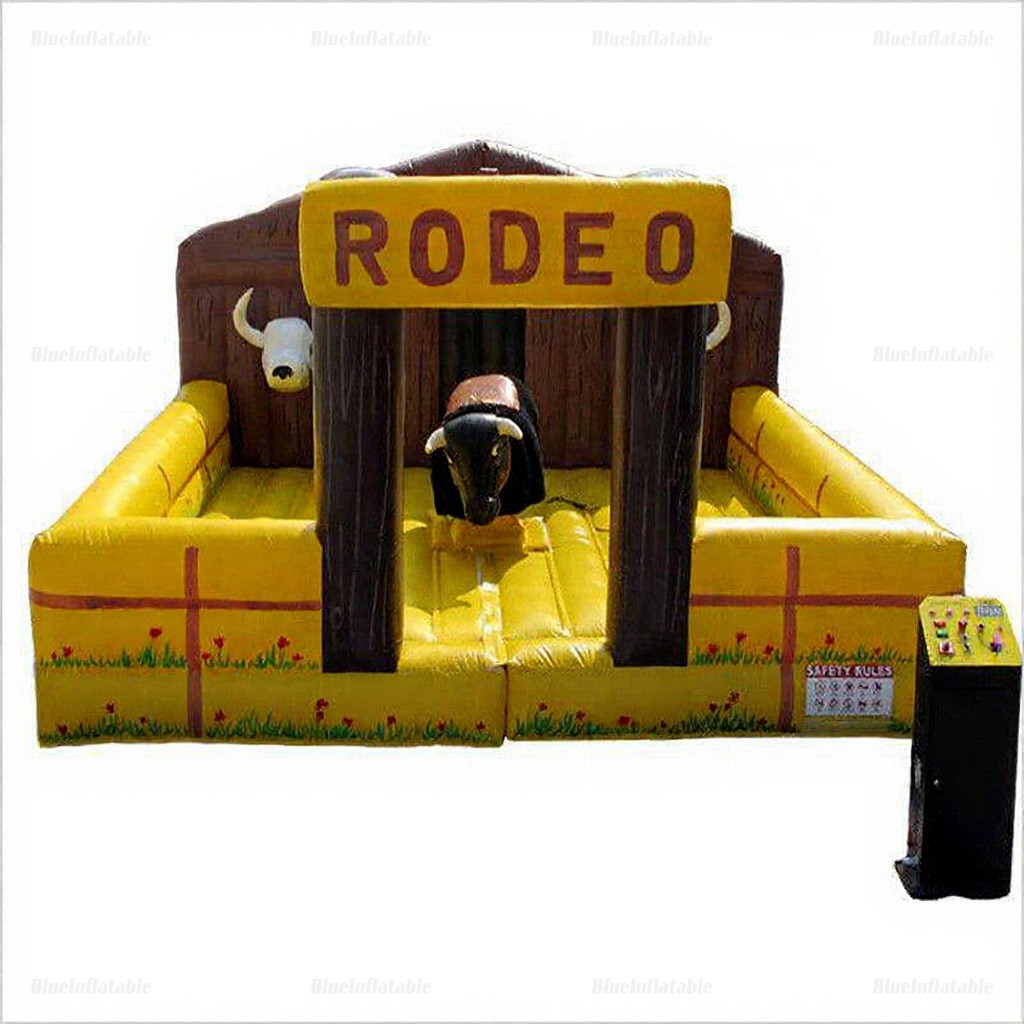 Kids Inflatable Indoor Rodeo Bull Game - Image 2