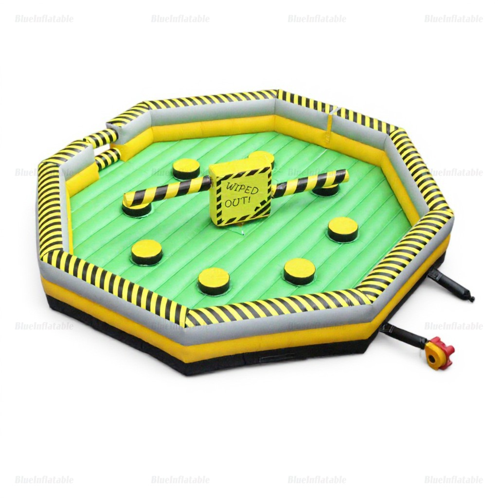 Giant Inflatable Wipeout Challenge Obstacle Course