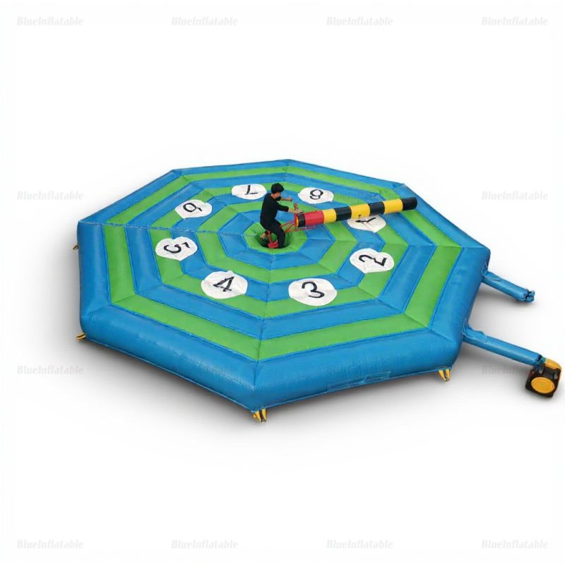 Inflatable Wipeout Bike Sweeper Challenge Game