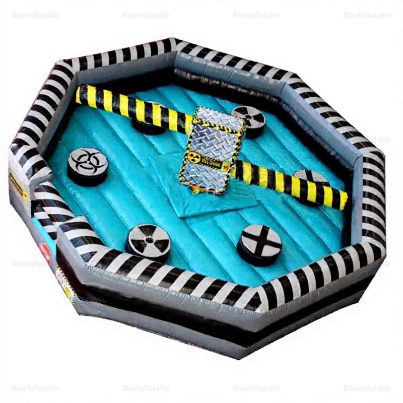 Inflatable Toxic Meltdown Wipeout Bouncer Game for Adults