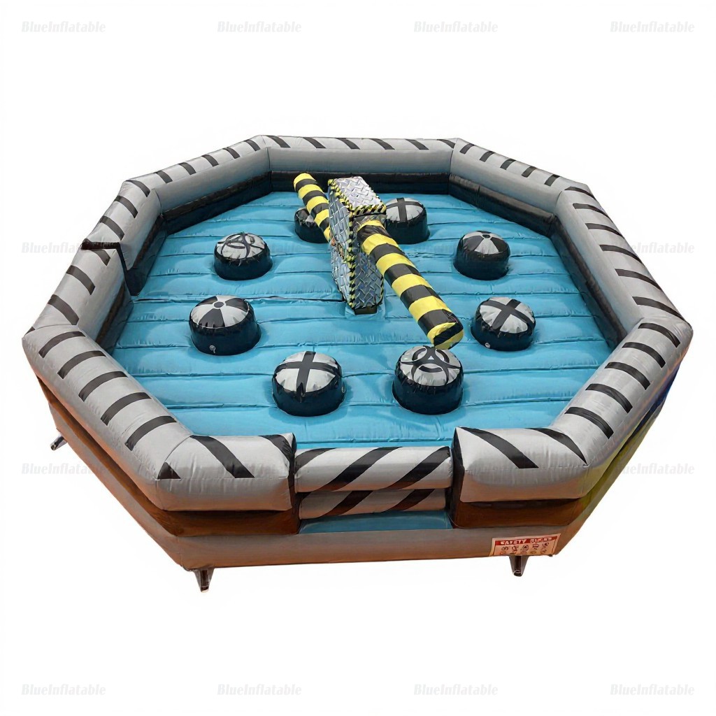 Inflatable Wipeout Meltdown Game for Adults & Kids