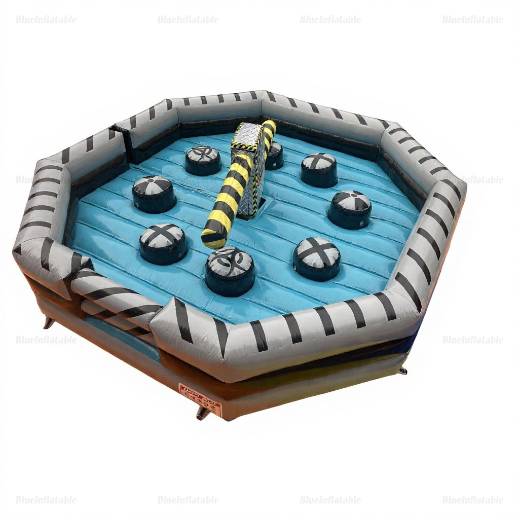 Inflatable Wipeout Meltdown Game for Adults & Kids - Image 3