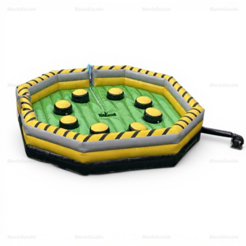 Inflatable Wipeout Meltdown Game with Mattress