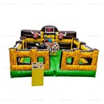 Mechanical Bull Rental with Inflatable Air Cushion Mattress
