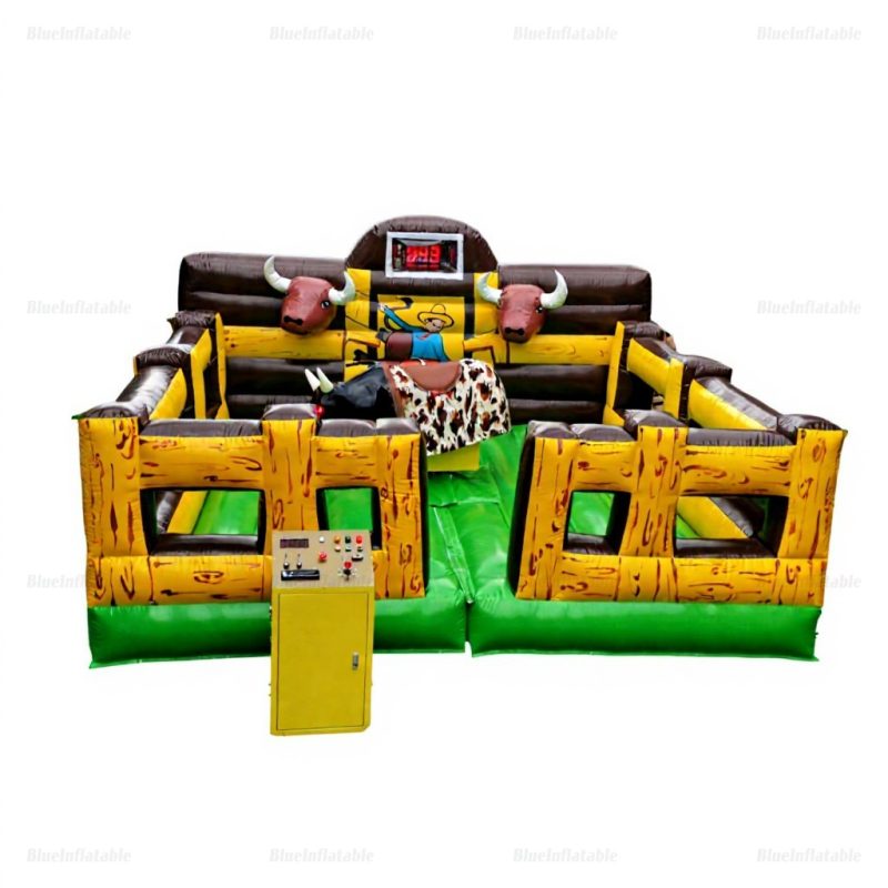 Mechanical Bull Rental with Inflatable Air Cushion Mattress