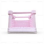 Pastel Pink Commercial Bounce House with Slide