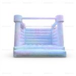 Pastel Inflatable Bounce House Castle