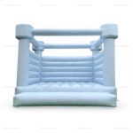Pastel Blue Wedding Bounce House