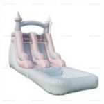 Pastel Inflatable Bounce House with Ball Pit Combo