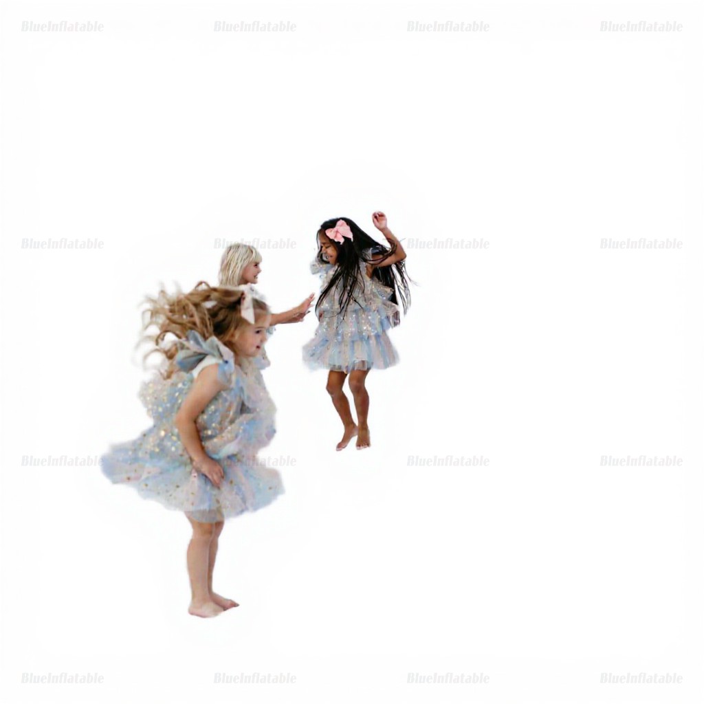 Pastel Wedding Bounce House and Water Slide - Image 3