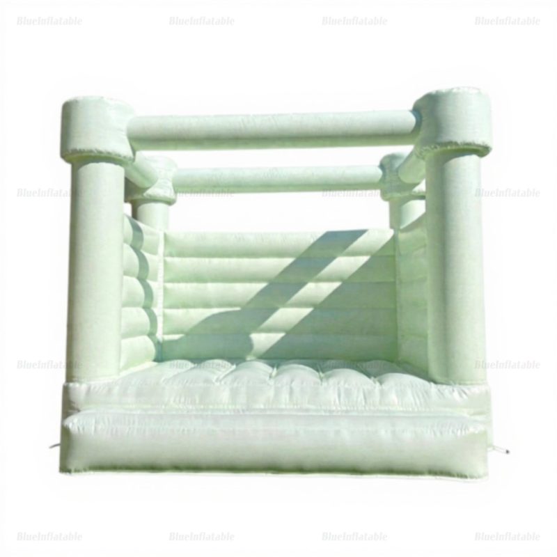 Pastel Green Wedding Inflatable Bounce House