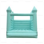 Pastel Green Wedding Bounce House