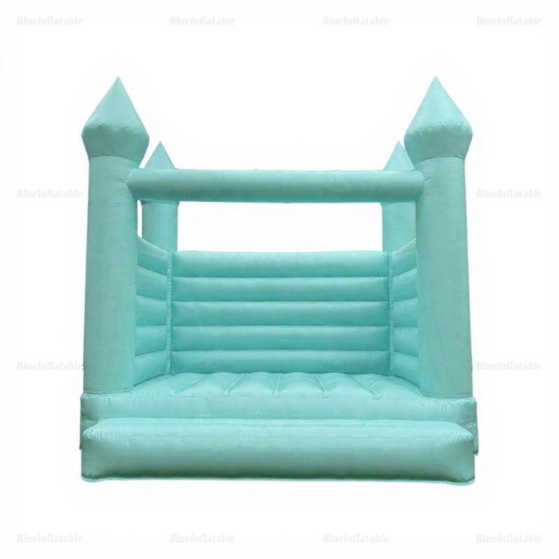Pastel Green Wedding Bounce House