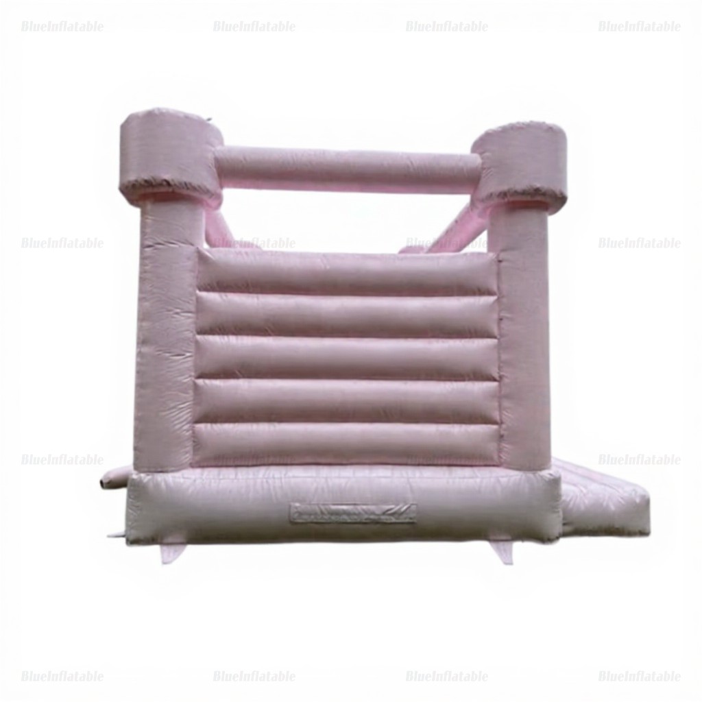 Pastel Pink Inflatable Bouncy Castle - Image 3